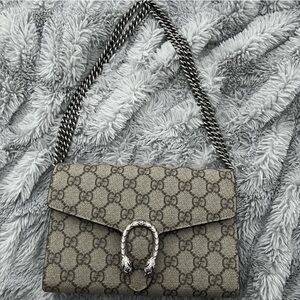 Gucci Dionysus Gray Crossbody Bag *MINT CONDITION